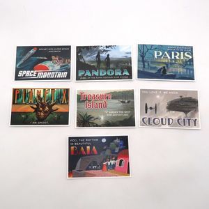 Disney D23 Gold Member Gift Fantastic Worlds Postcard Set 2020